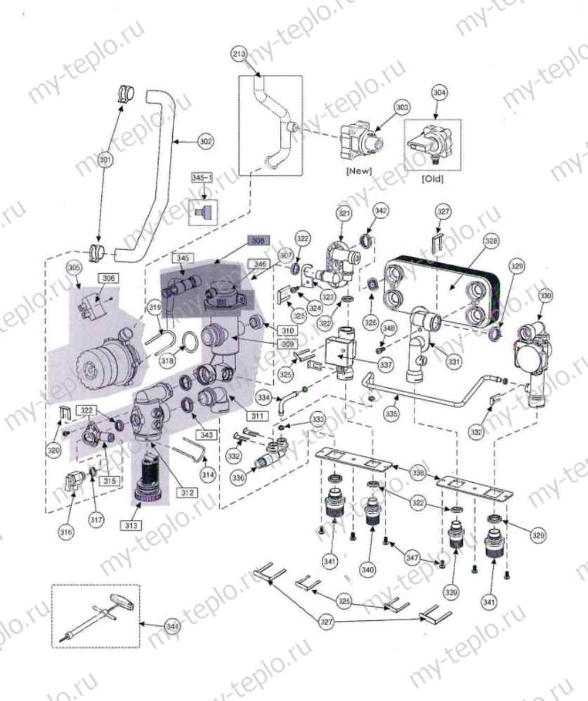 Запчасти Daesung ESR 2.20 купить в Трёхгорном