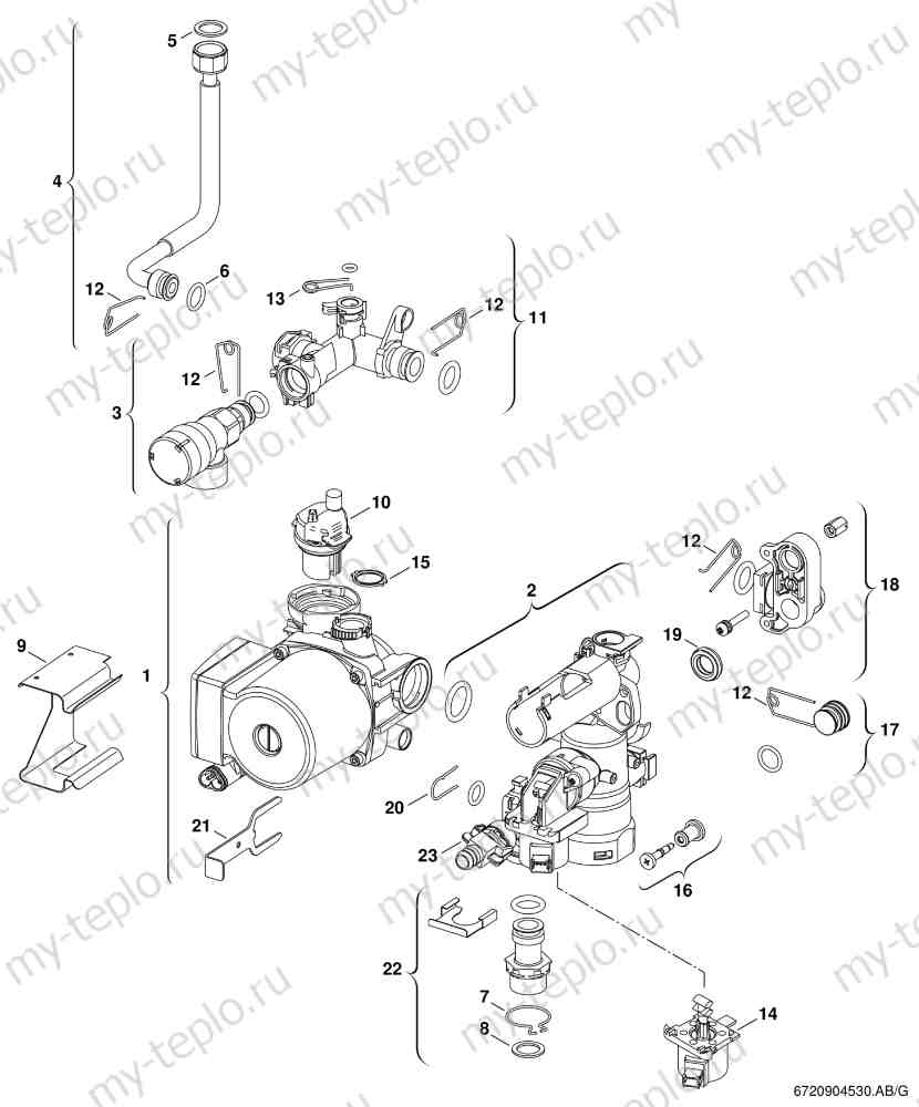 Купить запчасти Buderus Logamax U052-28 в Трёхгорном