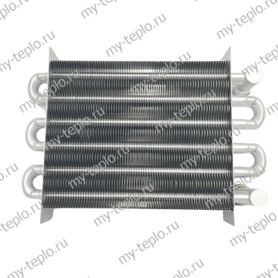 Теплообменник первичный для котлов Biasi Delta, аналог BI1442116, BI1302100 (BIHE01-C)